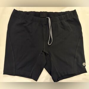 Lululemon Men's Black Athletic Shorts Size: L  Drawstring Waistband